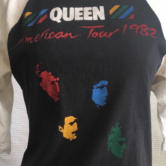 QUEEN S/M Real Vintage 80s Concert Graphic T-Shirt - Picture 2 of 7